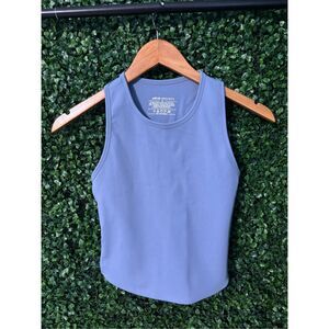 ASUR SOCIETY ANTI BRA TANK TOP SZ XS BLUE